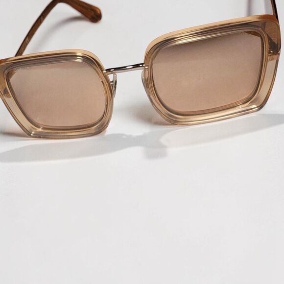 Chanel Square Acetate Mirrored Sunglasses main image 9